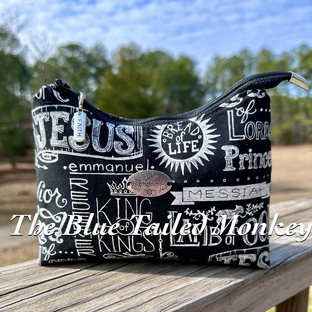 Zipper Pouch - Faith Words