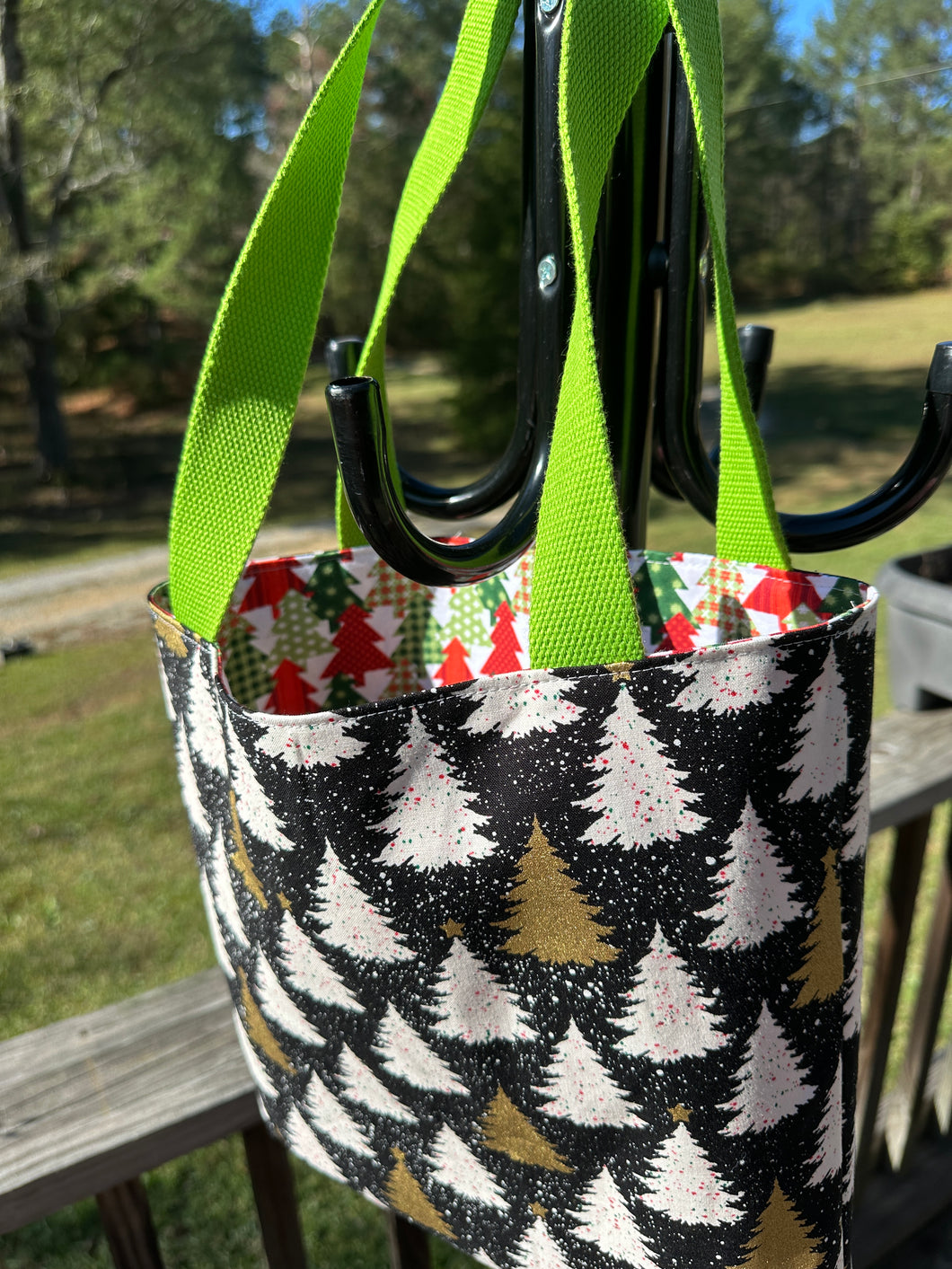 Market Tote - Christmas Trees