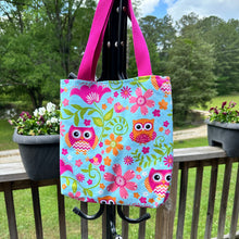 Load image into Gallery viewer, Market Tote - Pink Owls
