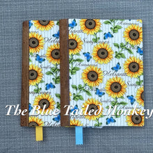 Load image into Gallery viewer, Notebook Cover - Sunflower (Blue Ribbon)

