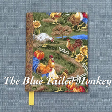 Load image into Gallery viewer, Notebook Cover - Chickens (Yellow Ribbon)
