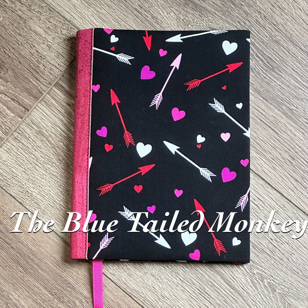 Notebook Cover - Hearts and Arrows