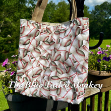 Load image into Gallery viewer, Market Tote -  BASEBALL
