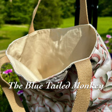 Load image into Gallery viewer, Market Tote -  BASEBALL
