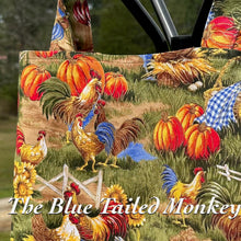 Load image into Gallery viewer, Market Tote - Chickens
