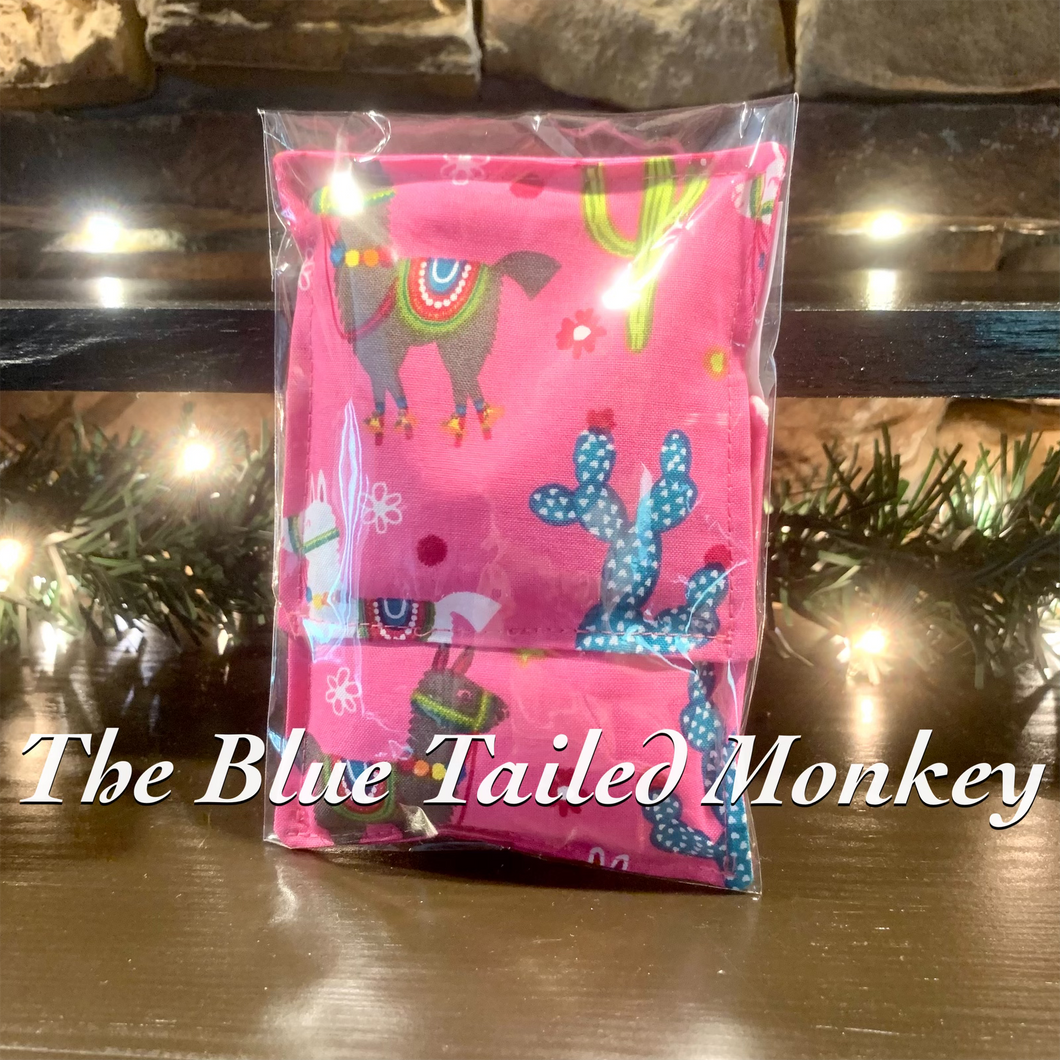 Hand Warmers - Llama (Pink)